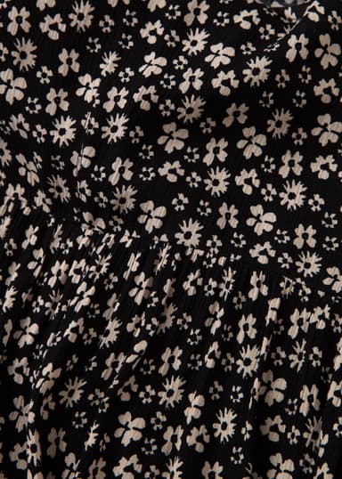 CARLY Midikjole med blomstermønster - Svart 6 - Indiska