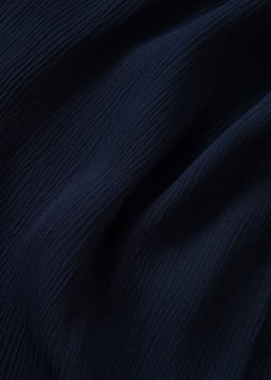 ELSIE Siniset leveät nilkkapituiset housut - Sininen 3 - Indiska