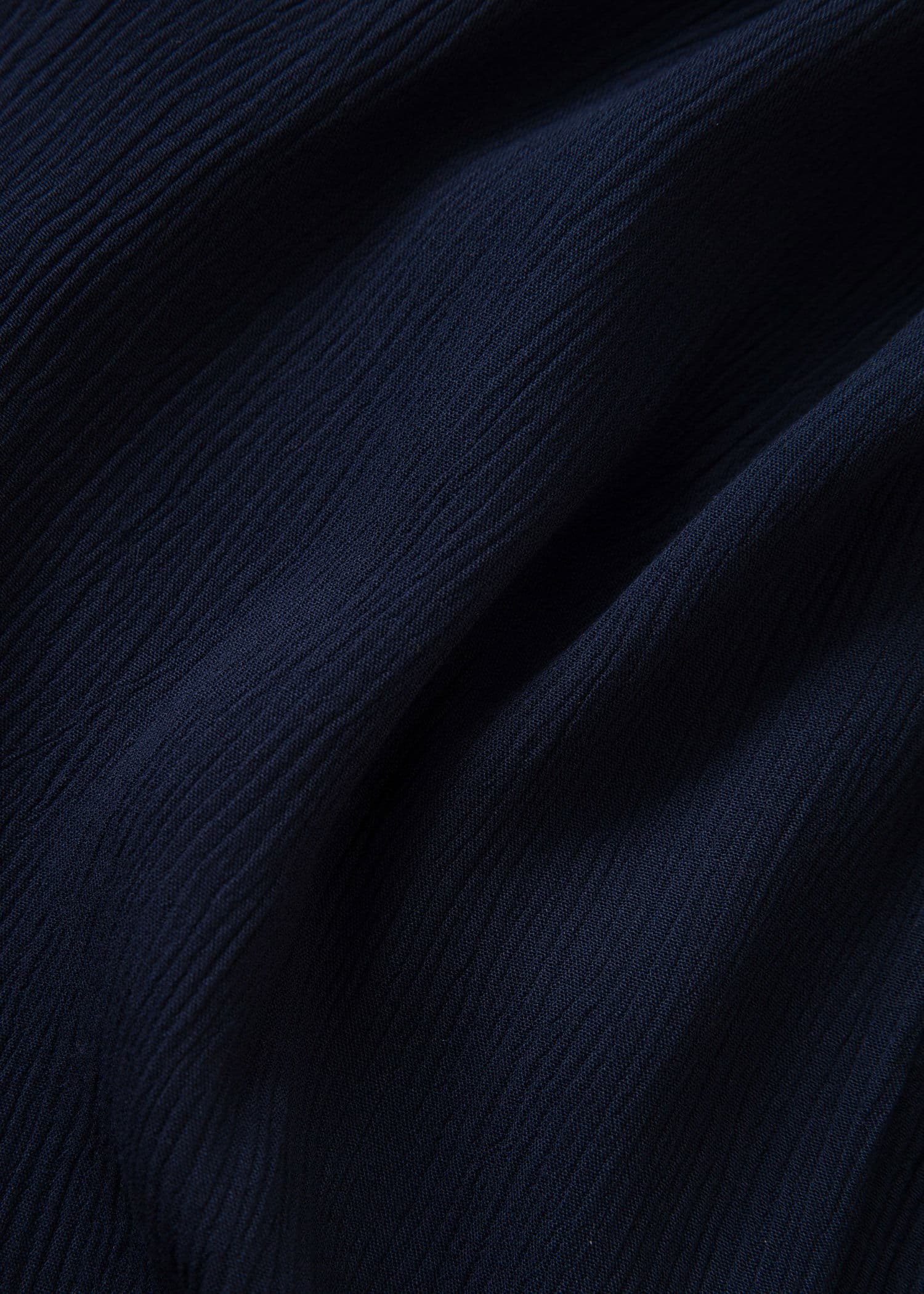 ELSIE Siniset leveät nilkkapituiset housut - Sininen 3 - Indiska