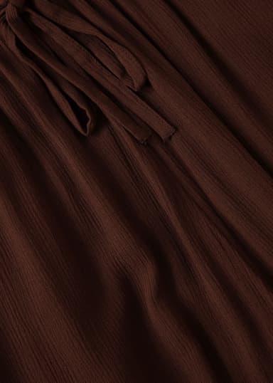 ELSIE Leveät nilkkapituiset housut - Ruskea 2 - Indiska