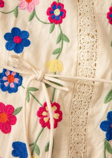 THERSE Kukallinen pitkä mekko - Multi 2 - Indiska