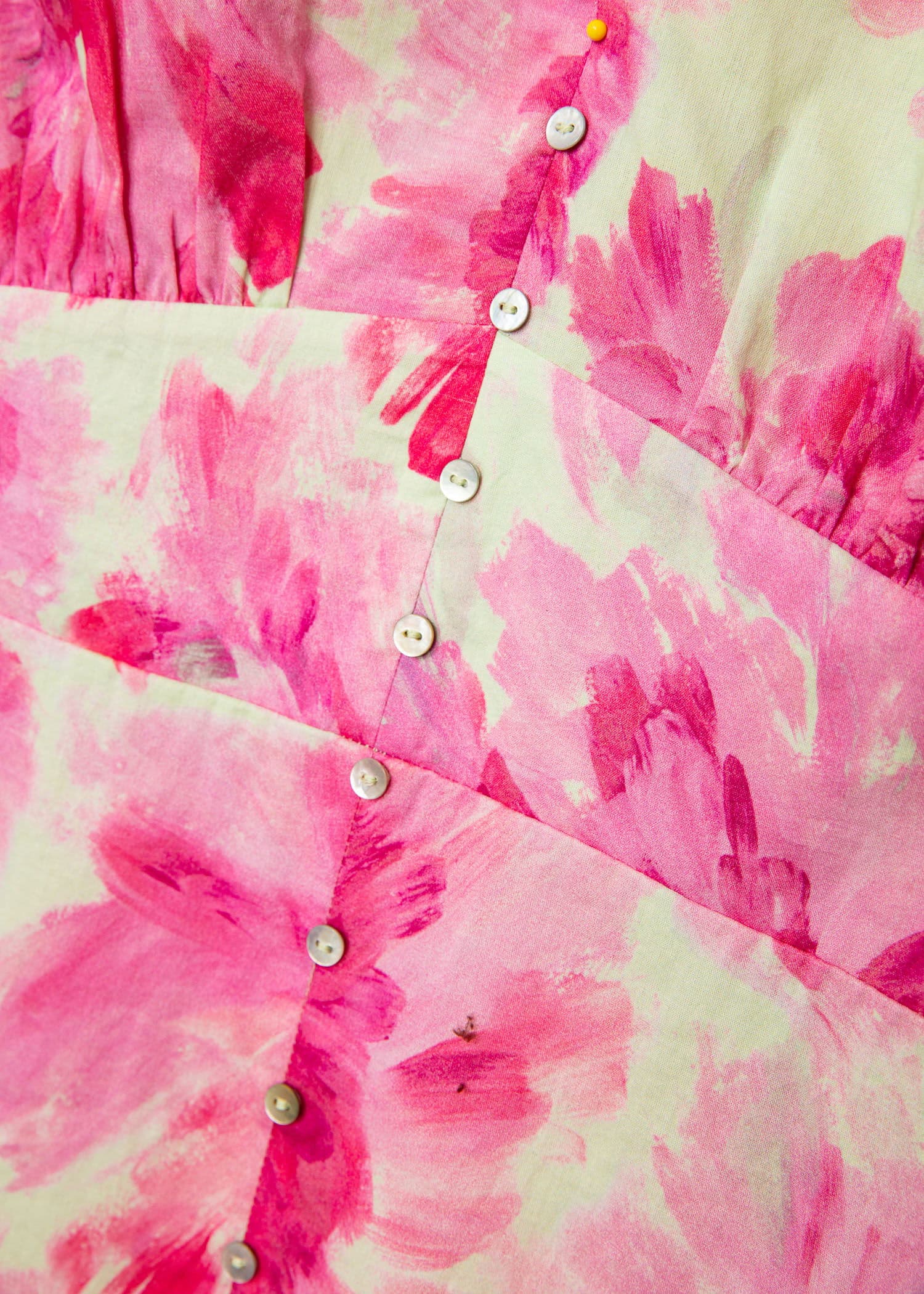 REGINA Blomstret lang kjole - Rosa 6 - Indiska