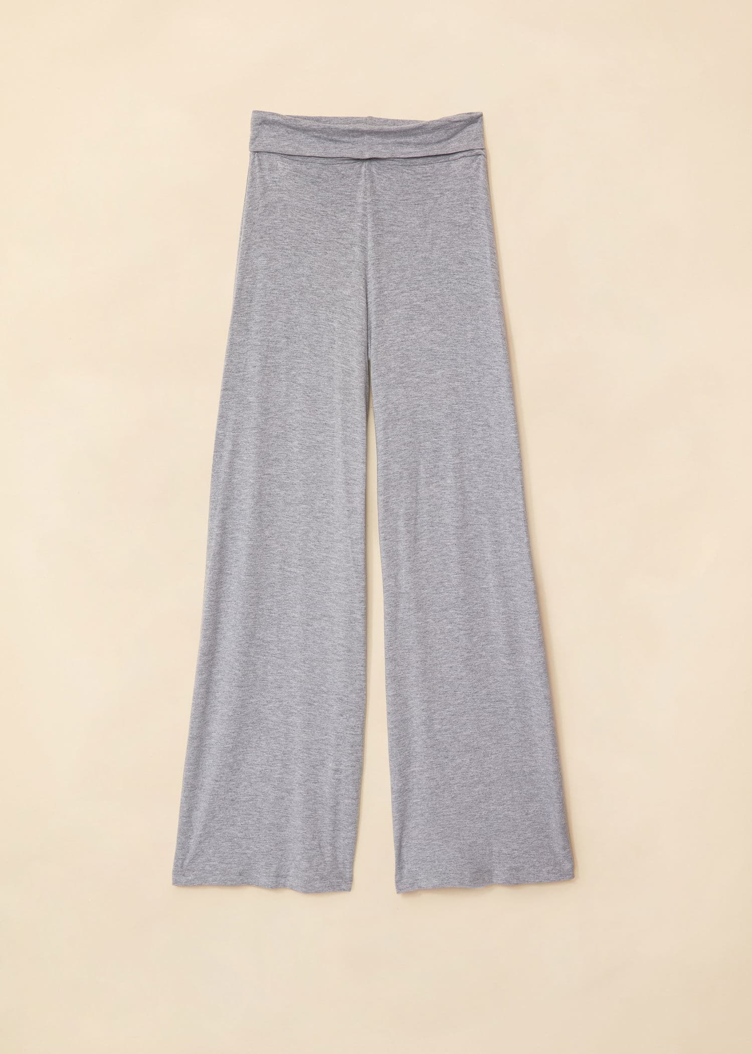 LILLEMOR Vide bukser med høy midje - Grå 5 - Indiska