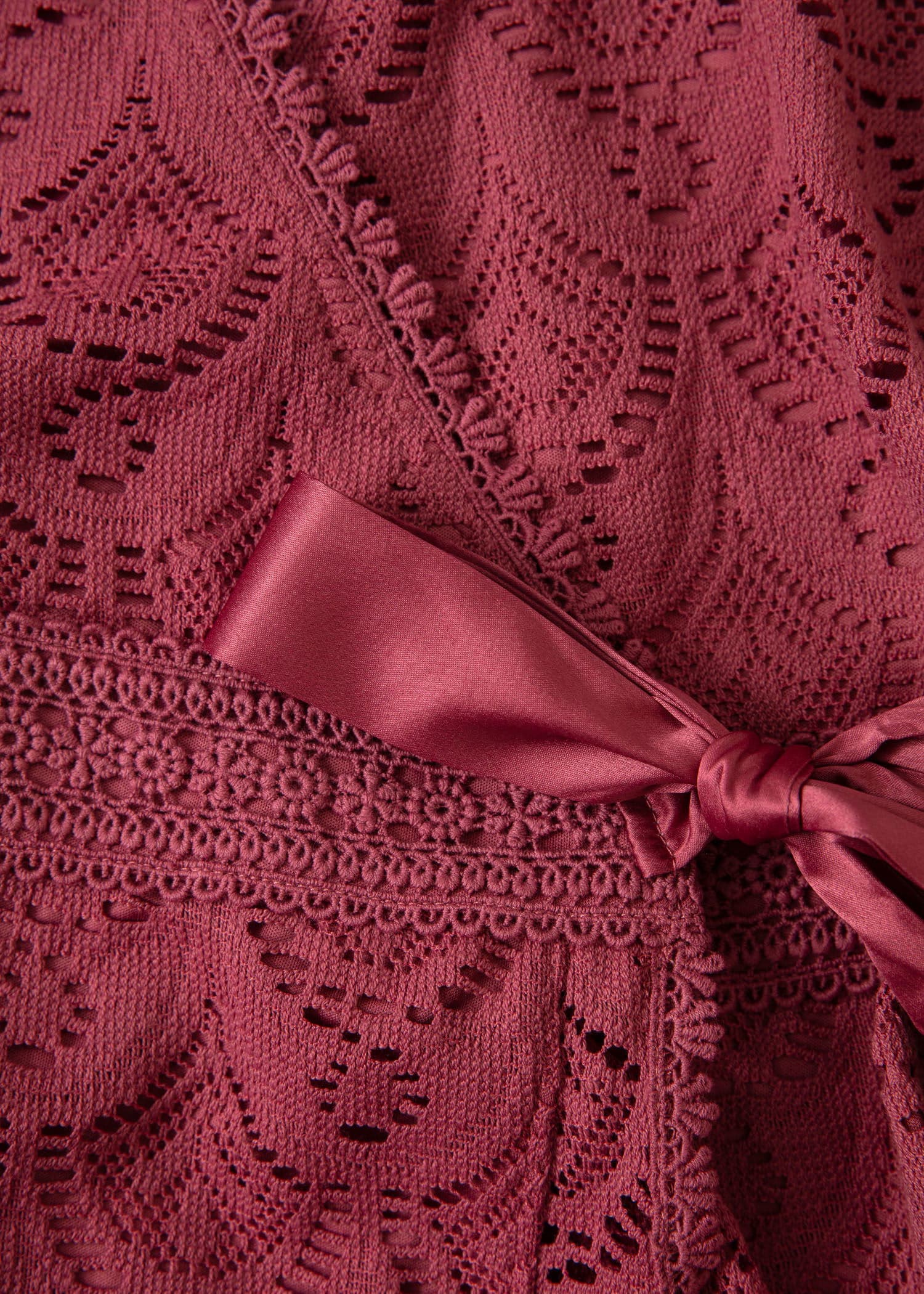 KRISTINA Rosa omslagskjole - Rosa 6 - Indiska