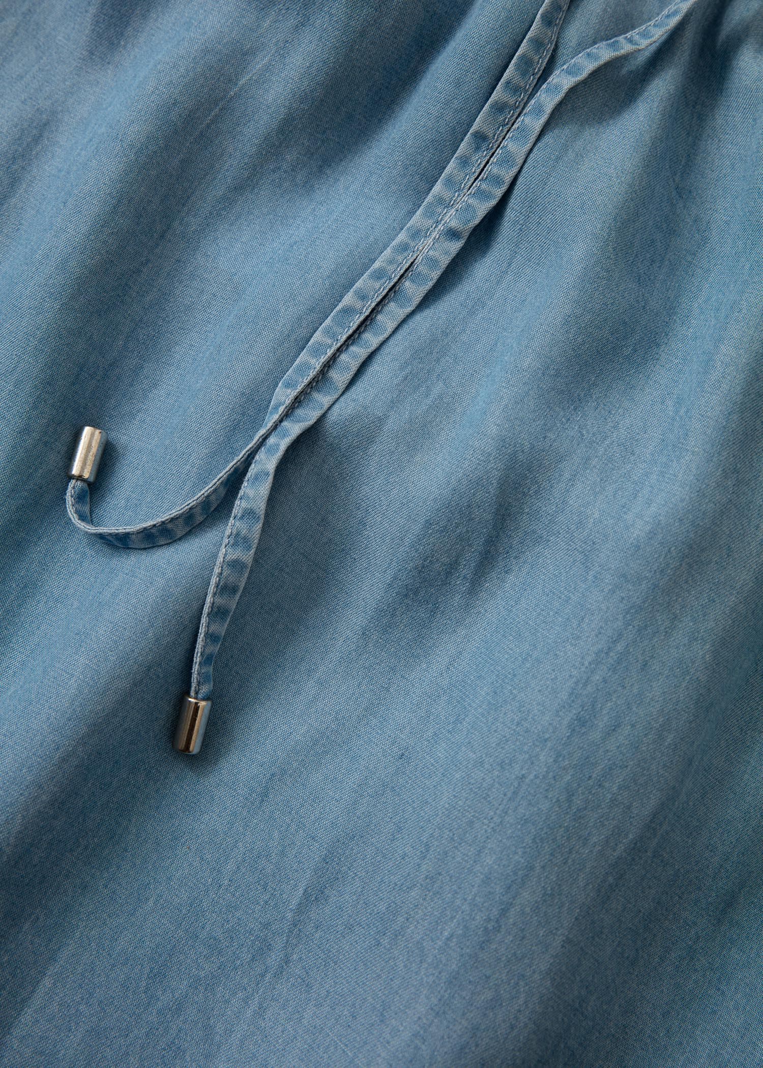 GIGI Long skirt in tencel - Blå 2 - Indiska