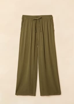 ELSIE CROPPED PANTS - khaki