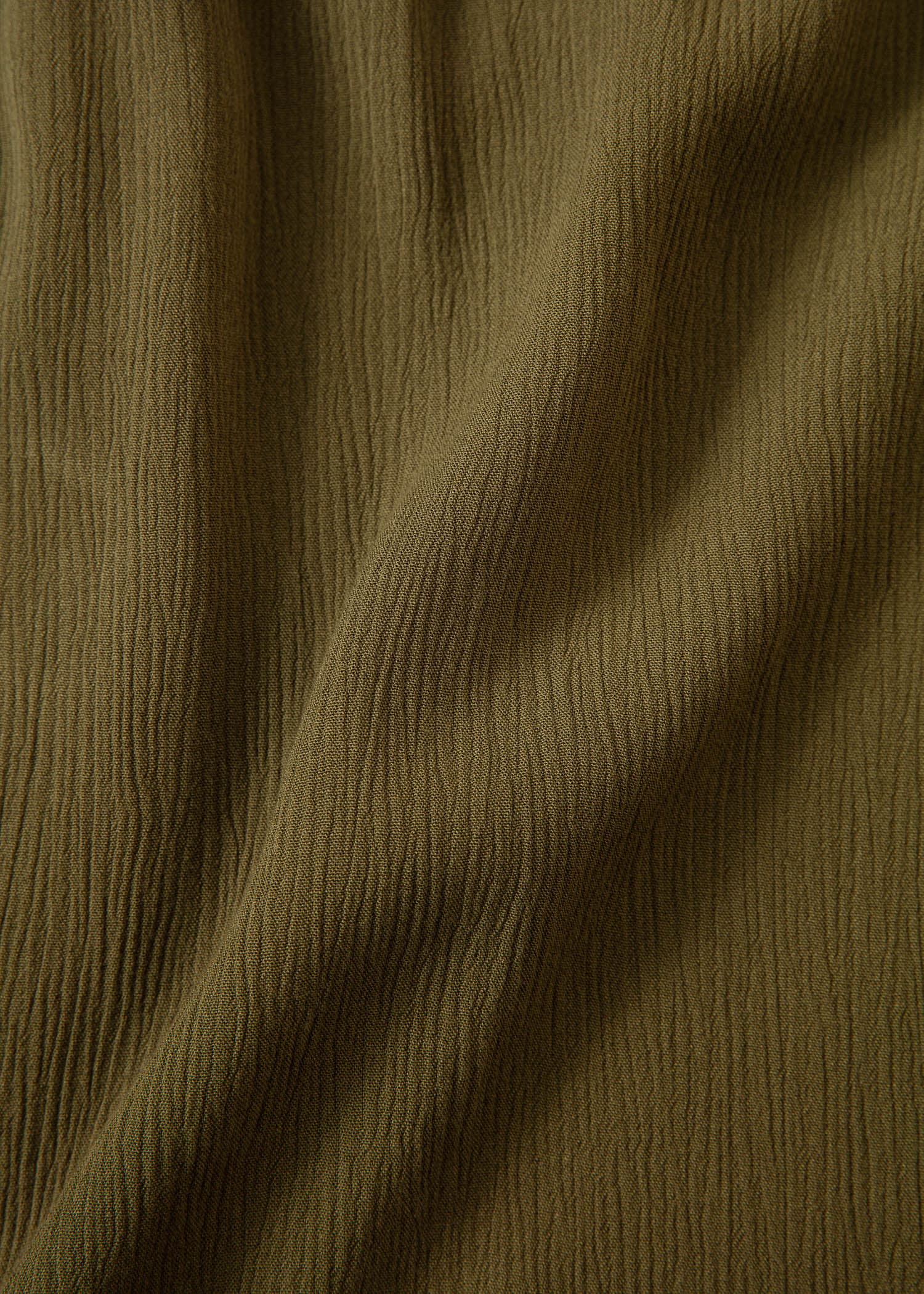 ELSIE Khakifärgade vida byxor med knyt - Grön 5 - Indiska