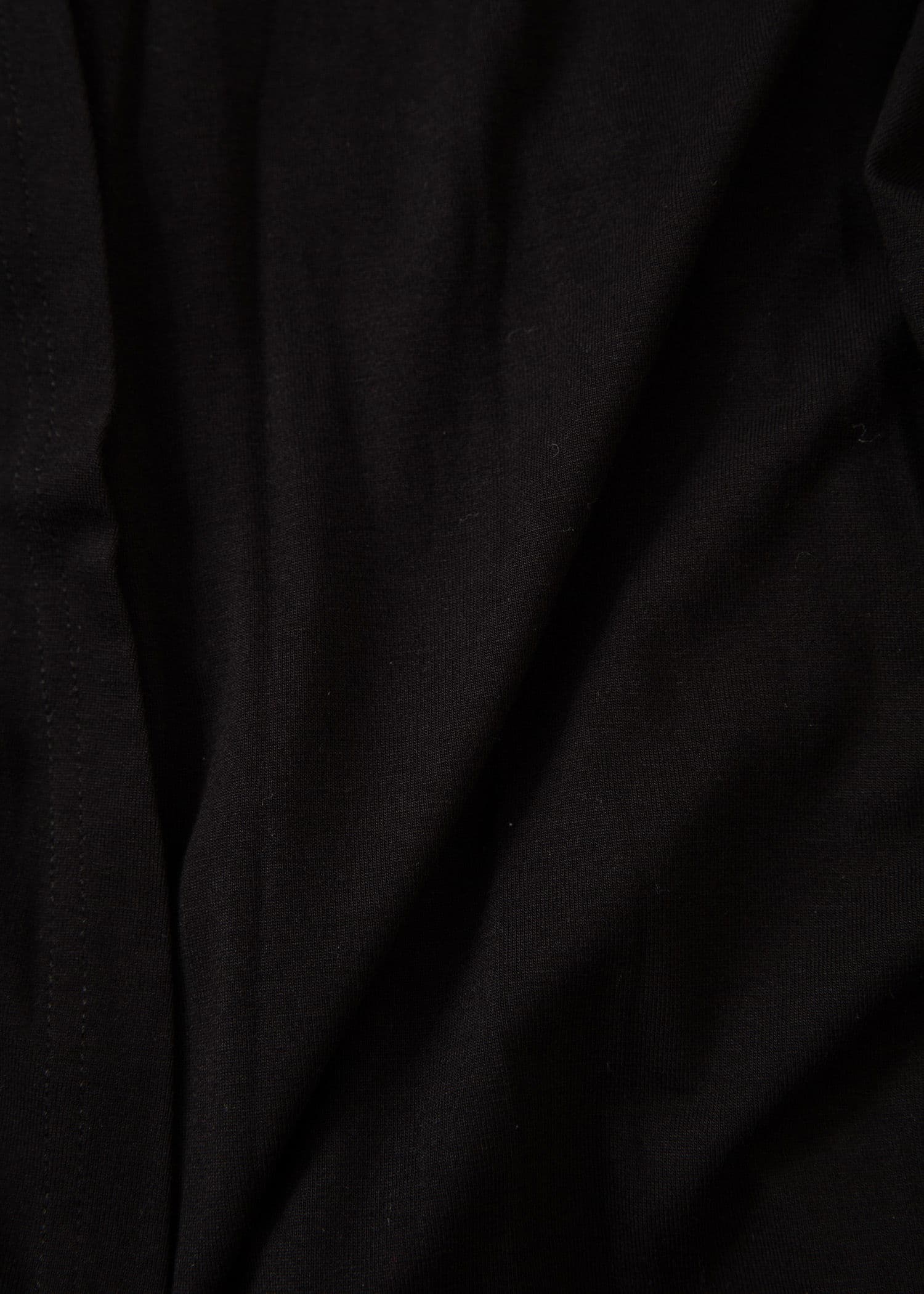 LILLEMOR Svart kimono i jersey - Svart 6 - Indiska