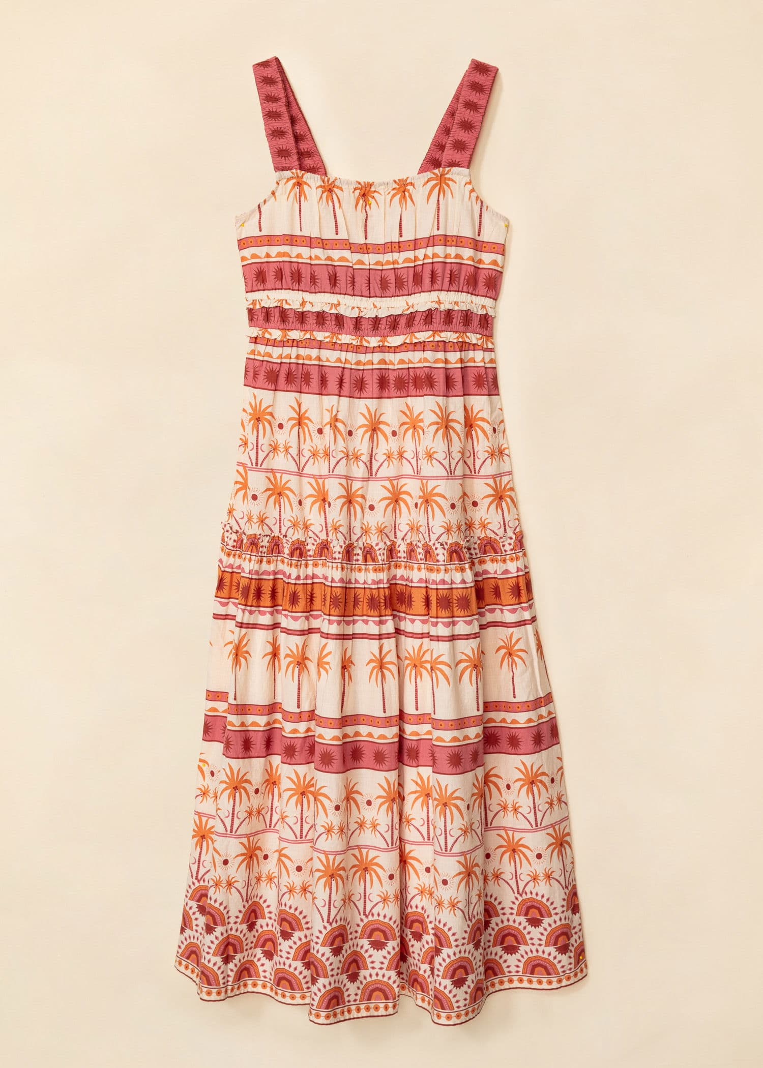 DANI Blomsterkjole uten ermer - Rosa 1 - Indiska