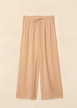 ELSIE CROPPED PANTS - BEIGE