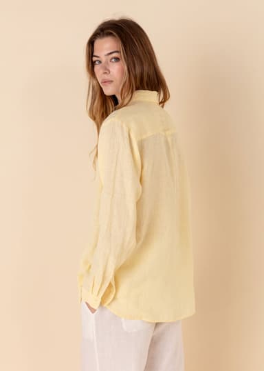 DIANA Gul linskjorte - Gul 4 - Indiska