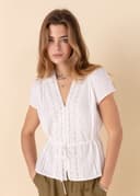 WINNIE BLOUSE - WHITE
