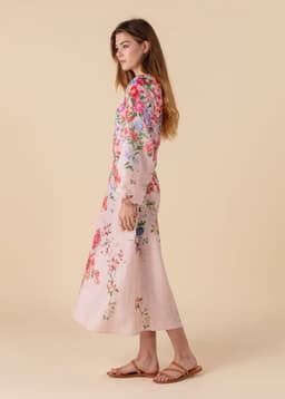 CORINE DRESS - Strong Pink