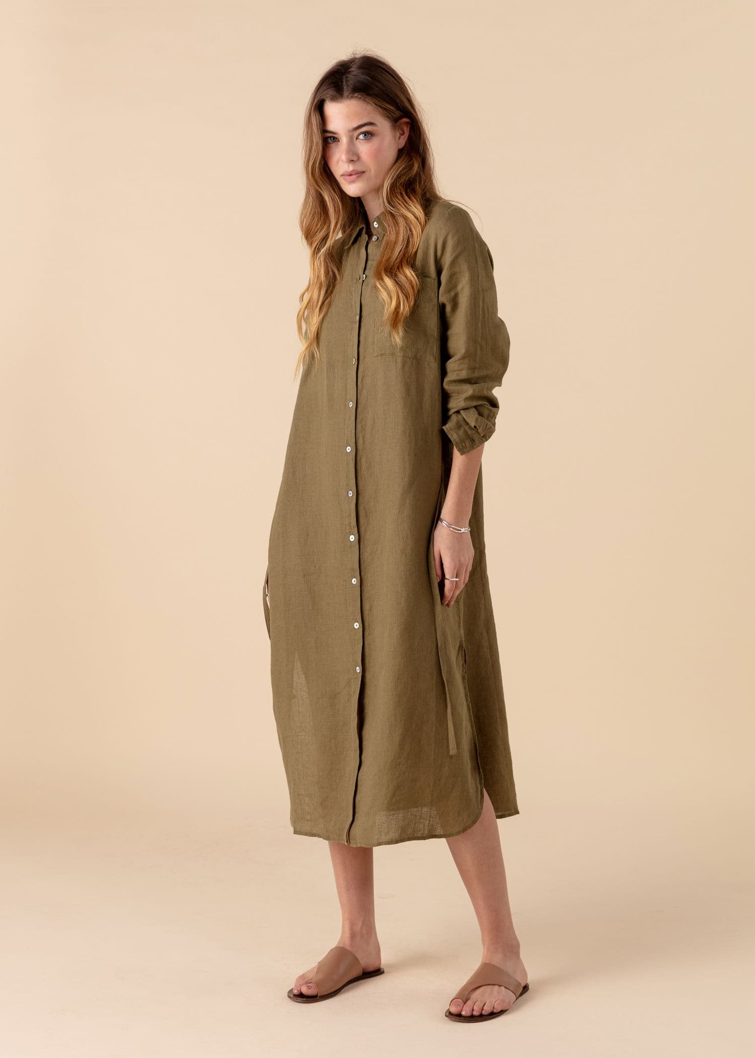 DIANA Lintunika - Grønn 4 - Indiska