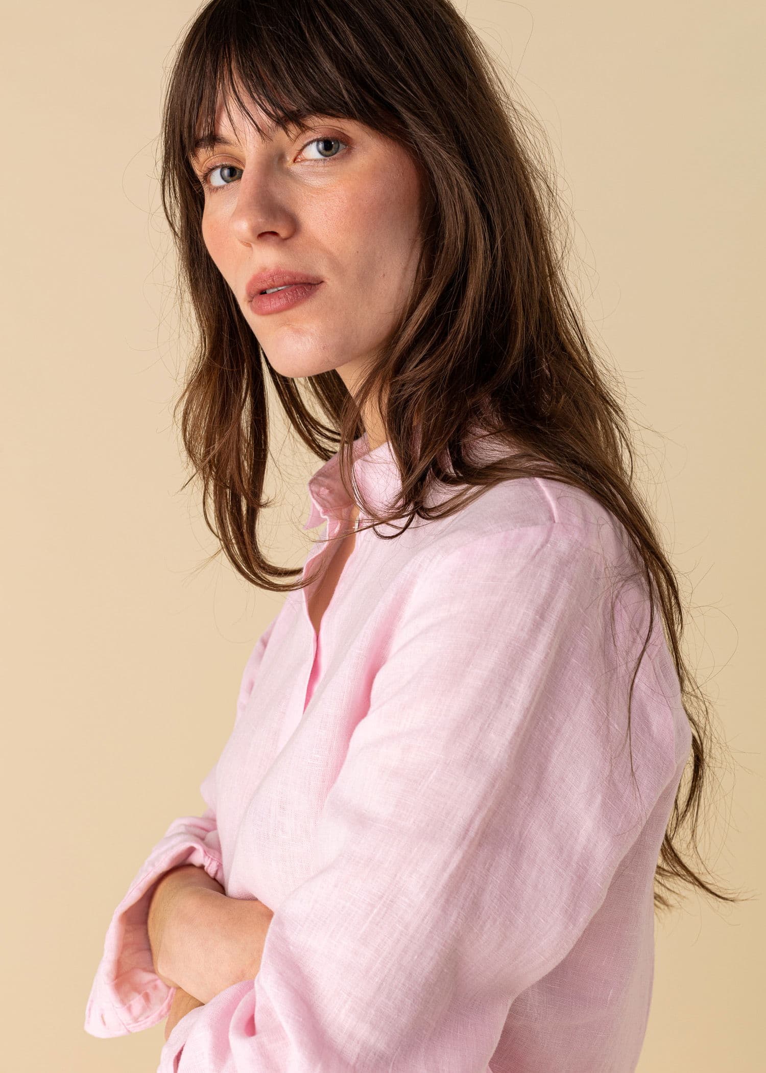 DIANA Linskjorte - Rosa 3 - Indiska