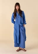DIANA LONG SHIRT - BLUE