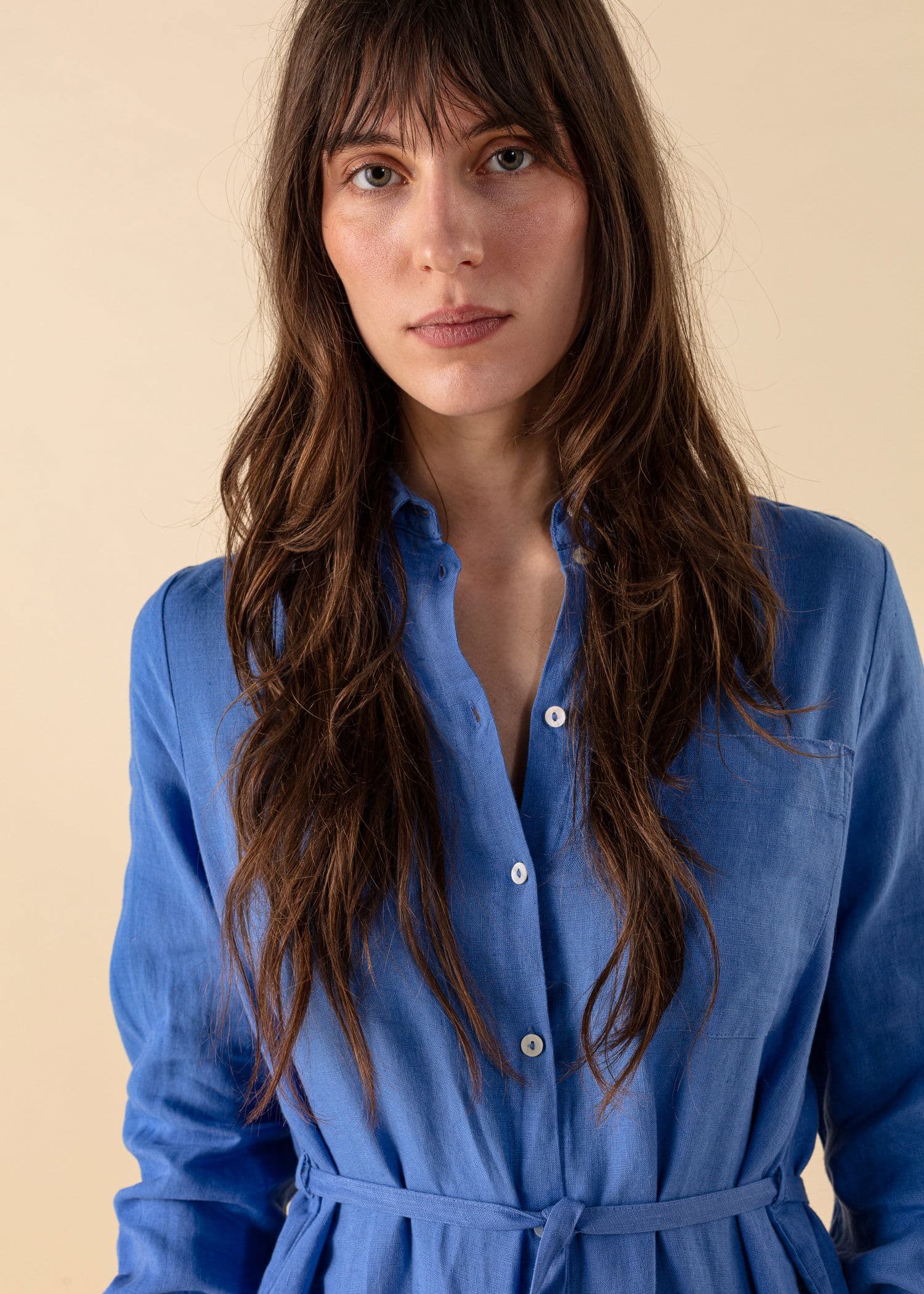 DIANA Lintunika - Blå 2 - Indiska