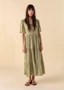 CARLY DRESS - GREEN