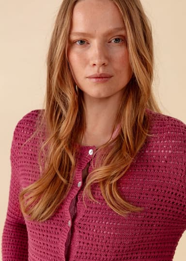 TOVE Blonde cardigan - Rosa 2 - Indiska
