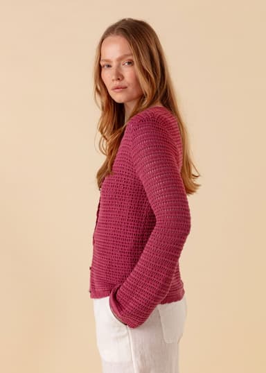 TOVE Blonde cardigan - Rosa 3 - Indiska