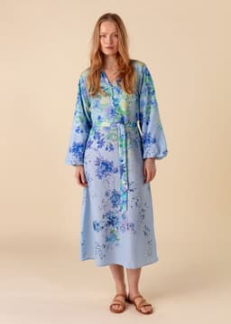 CORINE DRESS - STRONG BLUE