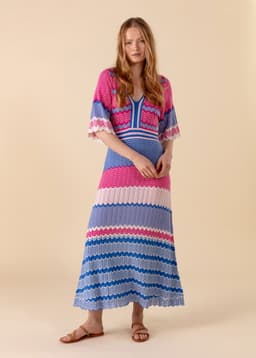 BIANCHETTA DRESS - BLUE