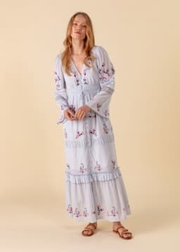 MELODIE DRESS - Lightblue