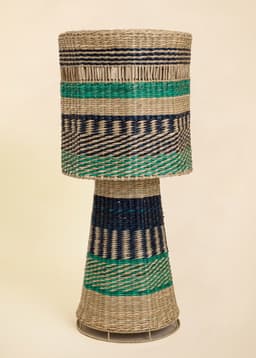 SIRA TABLE LAMP - Turquoise blue