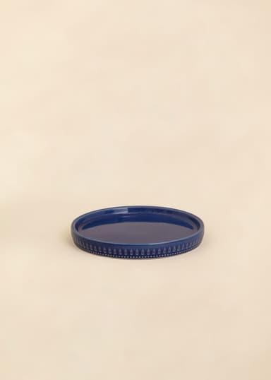 DARLA Koristeellinen kivitavararuukku - Sininen 2 - Indiska