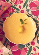 FLOWER PLATE - YELLOW