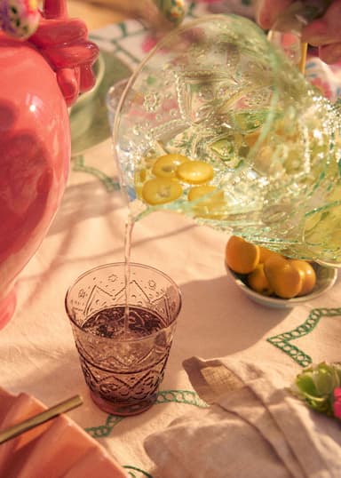 BOMBAY Munnblåst karaffel - Grønn 2 - Indiska