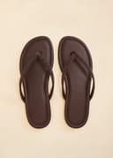 Rosa Beaded Sandal - BROWN