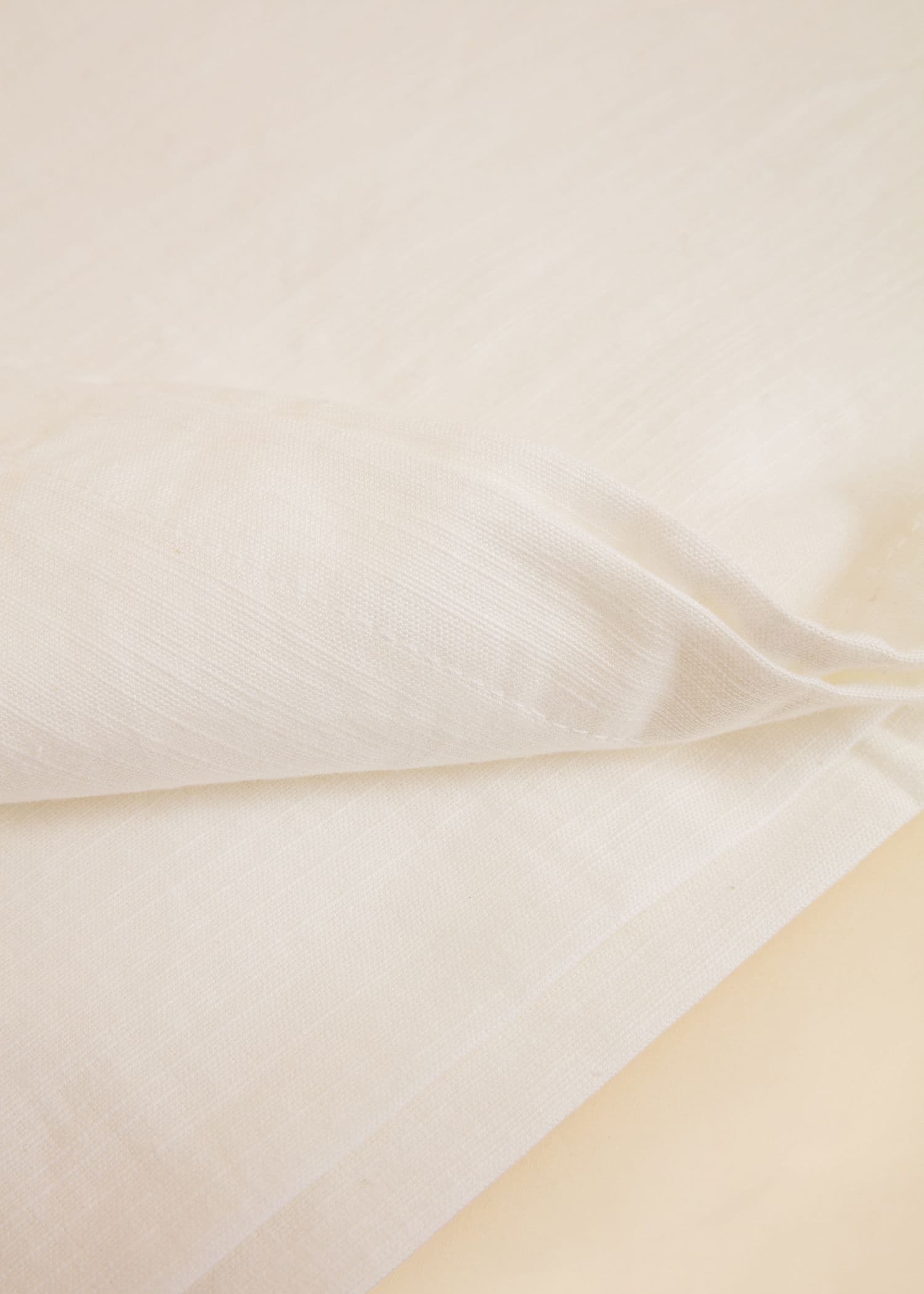 Tara Puuvillainen pöytäliina 150x250 - Valkoinen 2 - Indiska