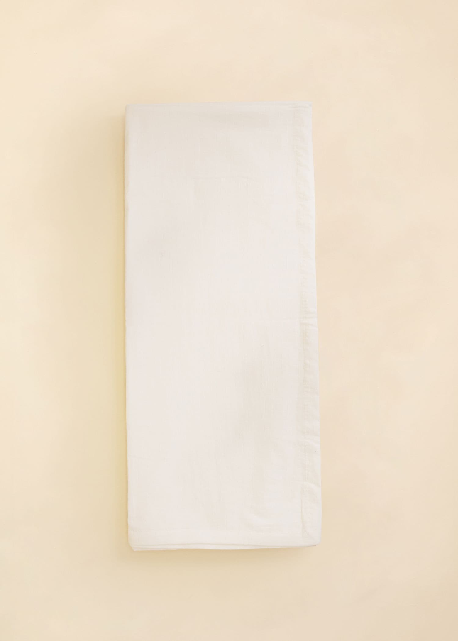 Tara Puuvillainen pöytäliina 150x250 - Valkoinen 3 - Indiska