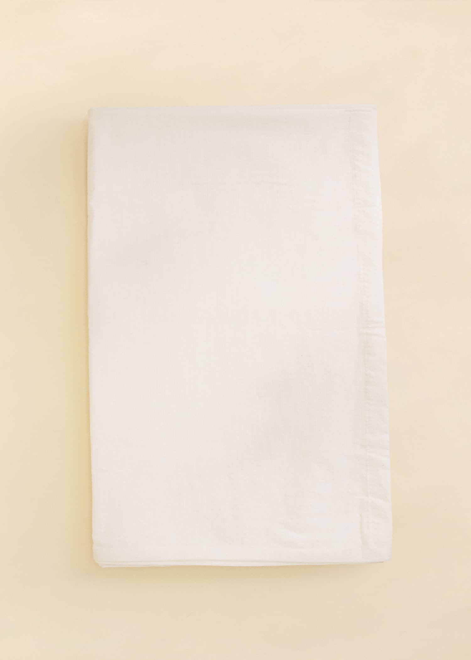 Tara Puuvillainen pöytäliina 150x250 - Valkoinen 1 - Indiska