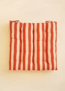 Outdoor Seatpad 40x40 - CORAL STRIPE