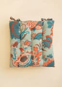 Outdoor Seatpad 40x40 - CORAL FLOWER