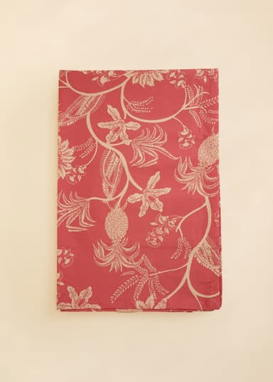 Ina Kuvioitu vahakangas - Vaaleanpunainen 1 - Indiska