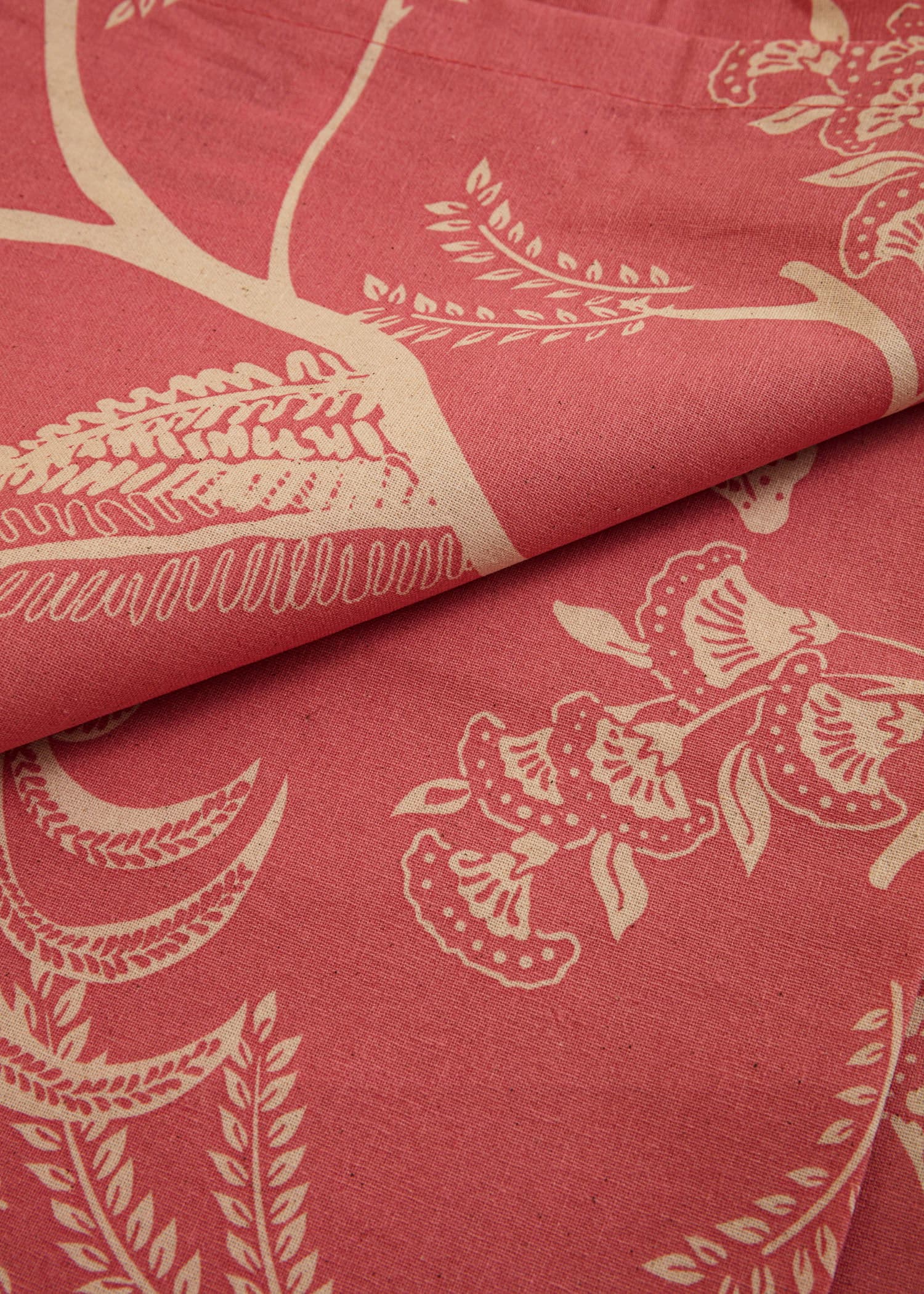 Ina Kuvioitu vahakangas - Vaaleanpunainen 2 - Indiska