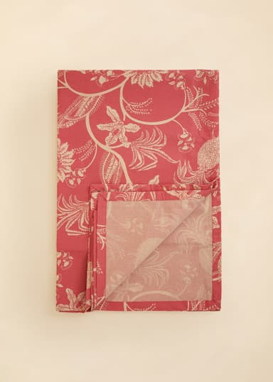 Ina Kuvioitu vahakangas - Vaaleanpunainen 3 - Indiska