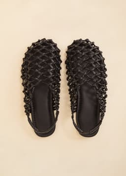 Flora Net Shoe - Black
