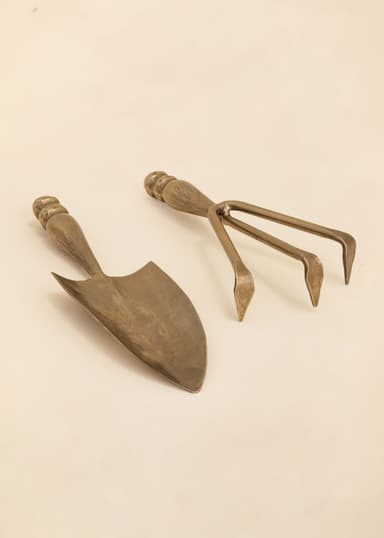 GARDENING Trädgårdskratta med mässingsfinish - Guld 4 - Indiska