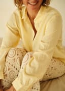 DIANA LINEN SHIRT - YELLOW