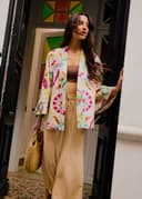 VIVI SHORT KIMONO - TURQUOISE