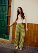 LYNN KNITTED PANT - GREEN