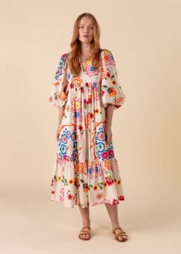CORNELIA DRESS  - MULTI
