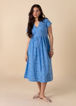 ANGELA DRESS - BLUE