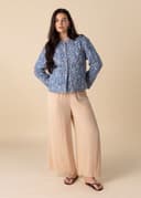 ELSIE CROPPED PANTS - BEIGE