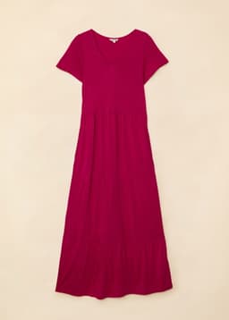 HILMA DRESS - DK PINK
