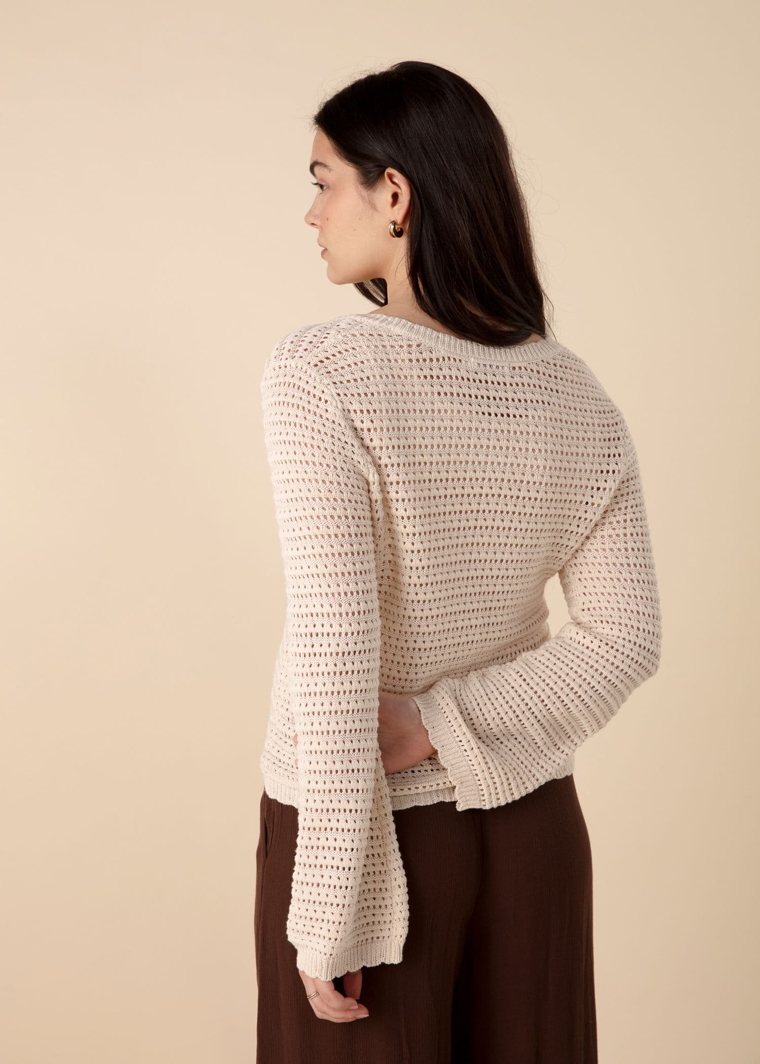 TOVE Neuletakki - Valkoinen 3 - Indiska